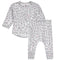 2pc Grey Leopard Pink Splatt Harem Set - Denny's