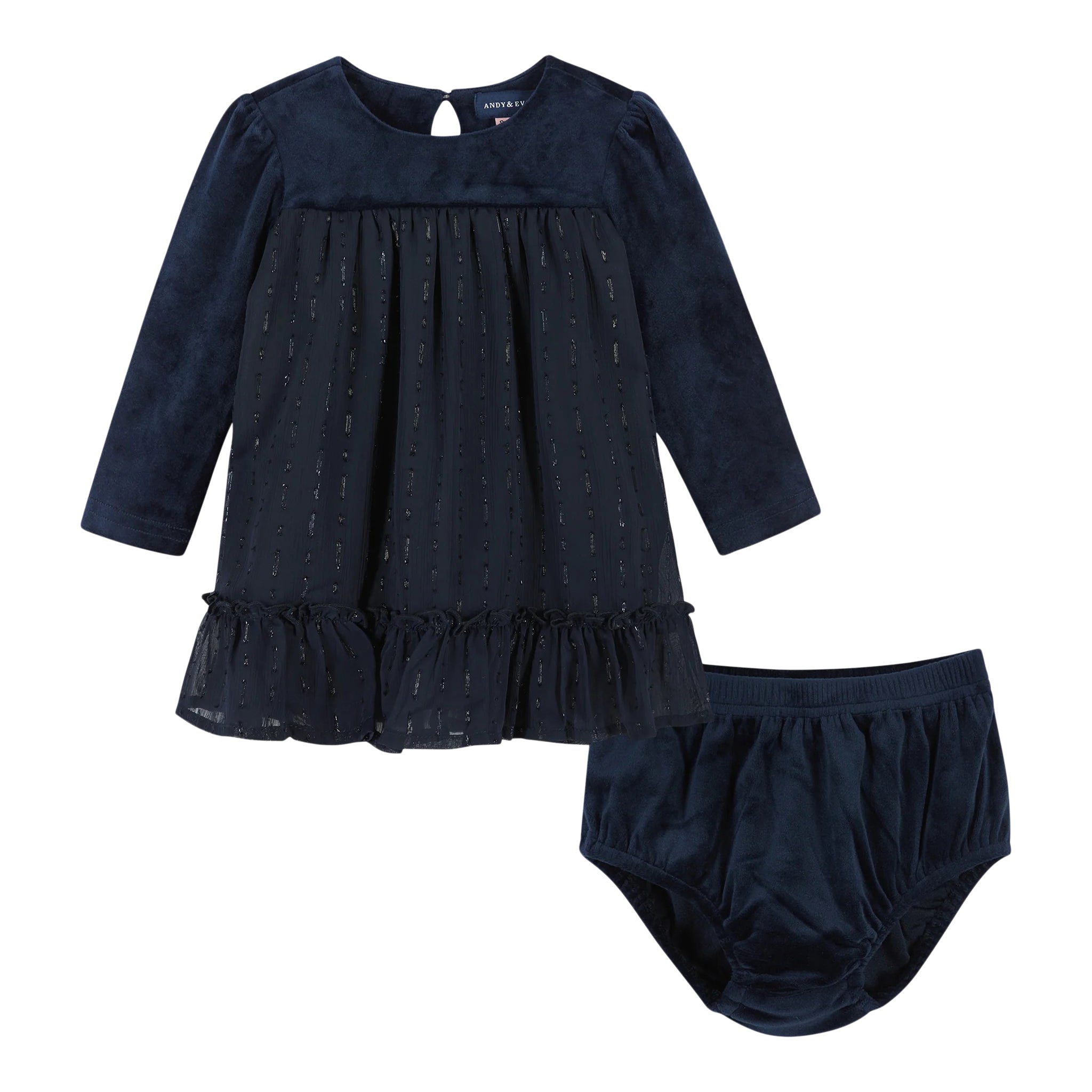 Velvet Holiday Dress - Denny's