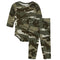 2pc Green Camo Knit Onesies Set - Denny's