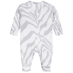 Zebra Ruffle Front Thermal Coverall - Denny's