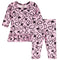2pc Pink & Black Heart Ruffle Tunic Set - Denny's