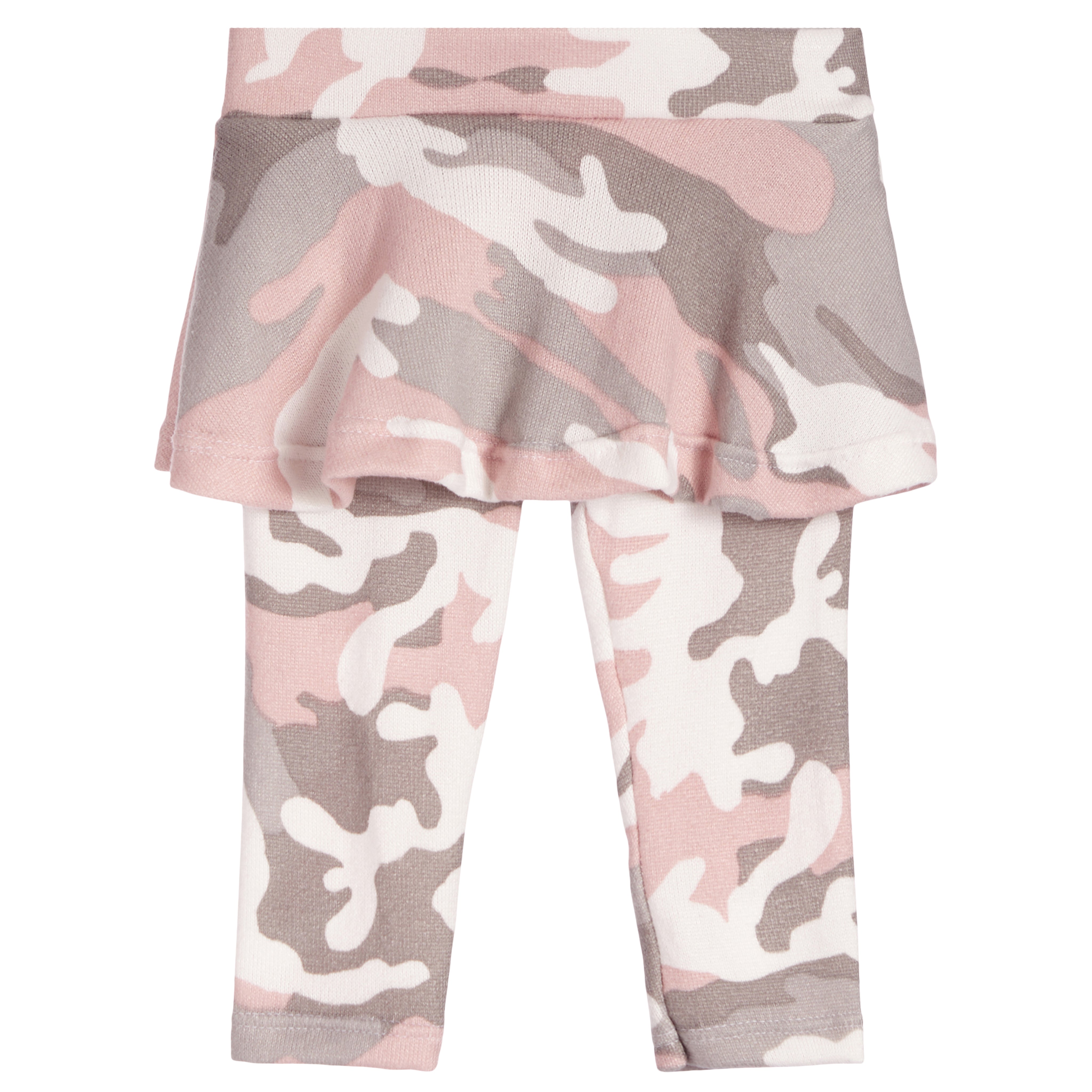 2pc Pink Camo Knit Skirted Legging Set - Denny's