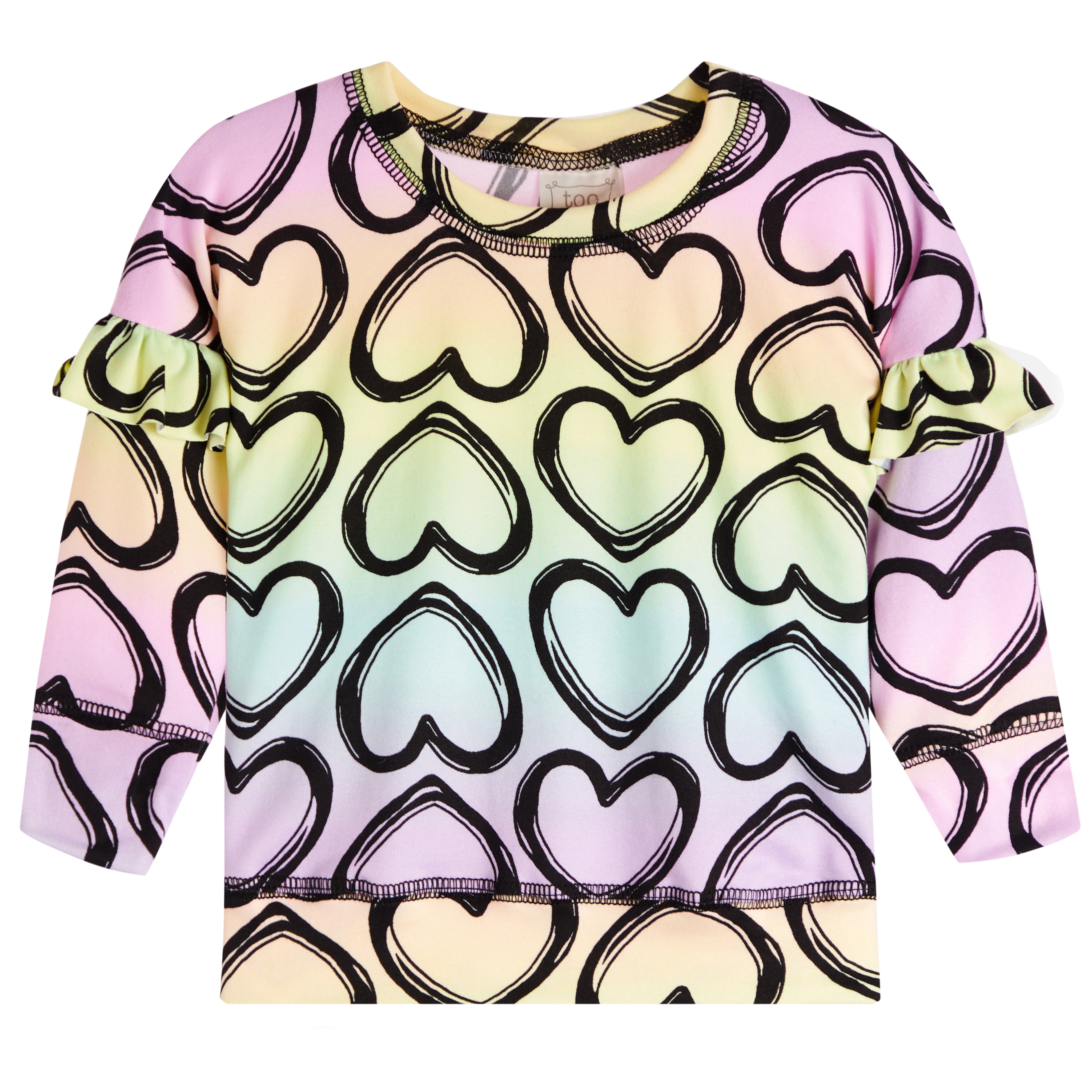 2pc Multi Large Heart Legging Set - Denny's