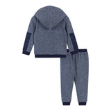 2pc Washed Navy Hooded Jog Set - Denny's