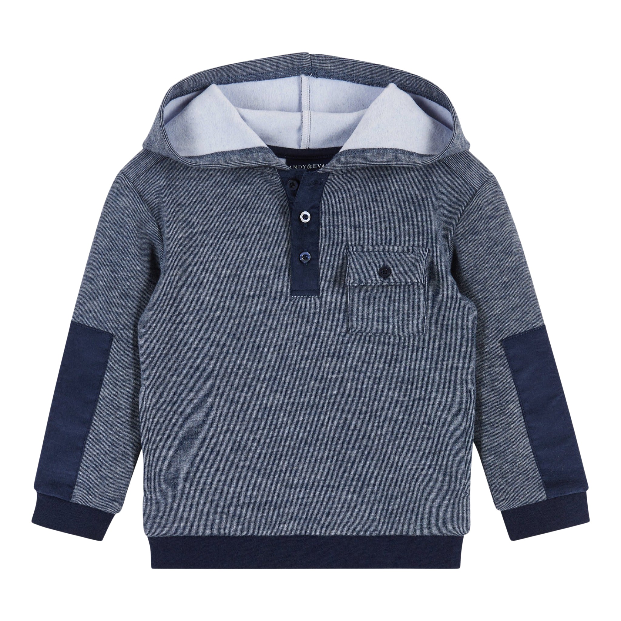 2pc Washed Navy Hooded Jog Set - Denny's