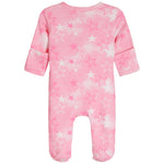 Pink Spray Star Footie - Denny's