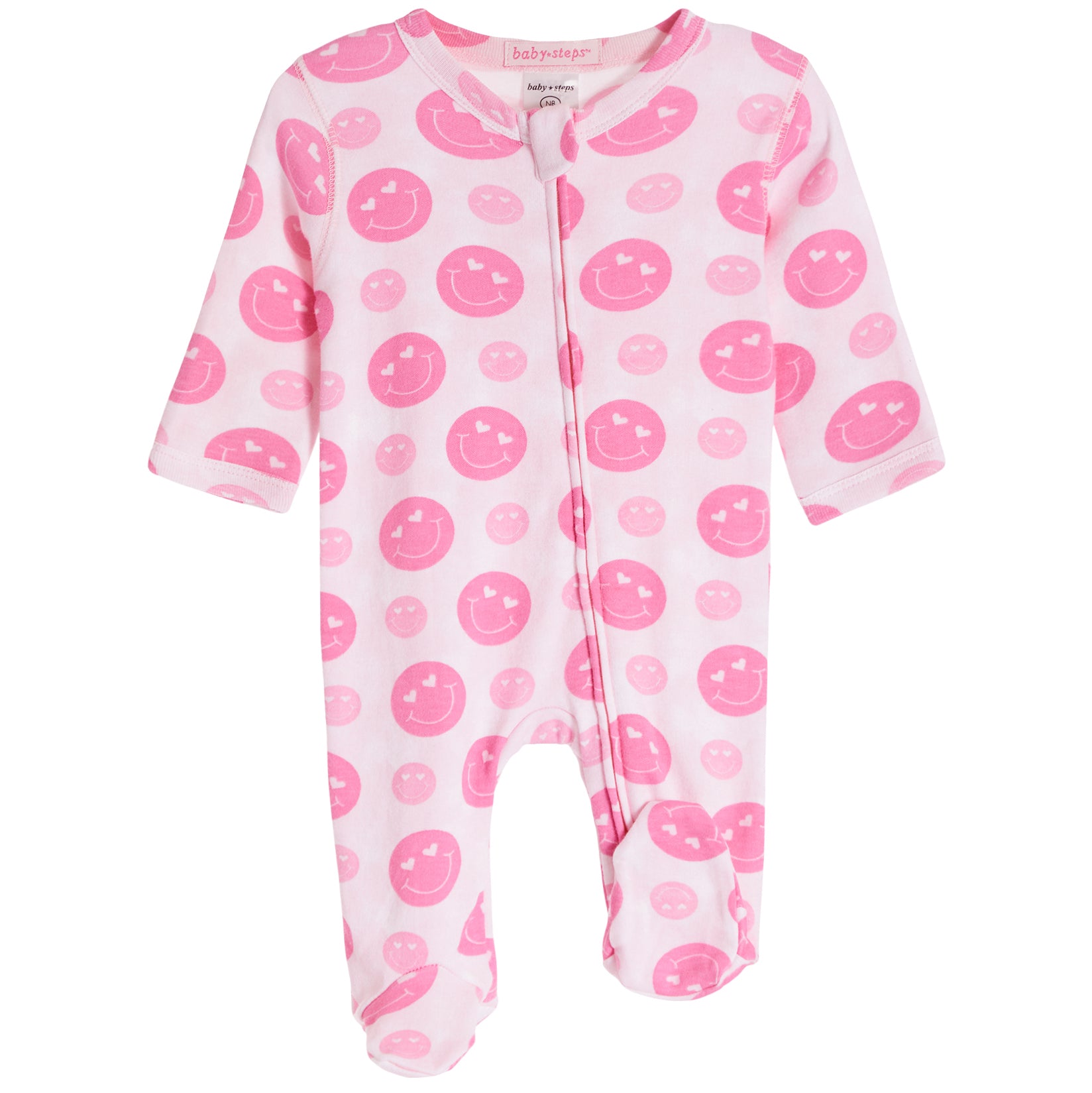 Pink Smiles Footie - Denny's