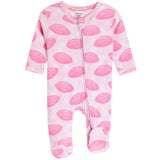 Pink Footballs Footie - Denny's