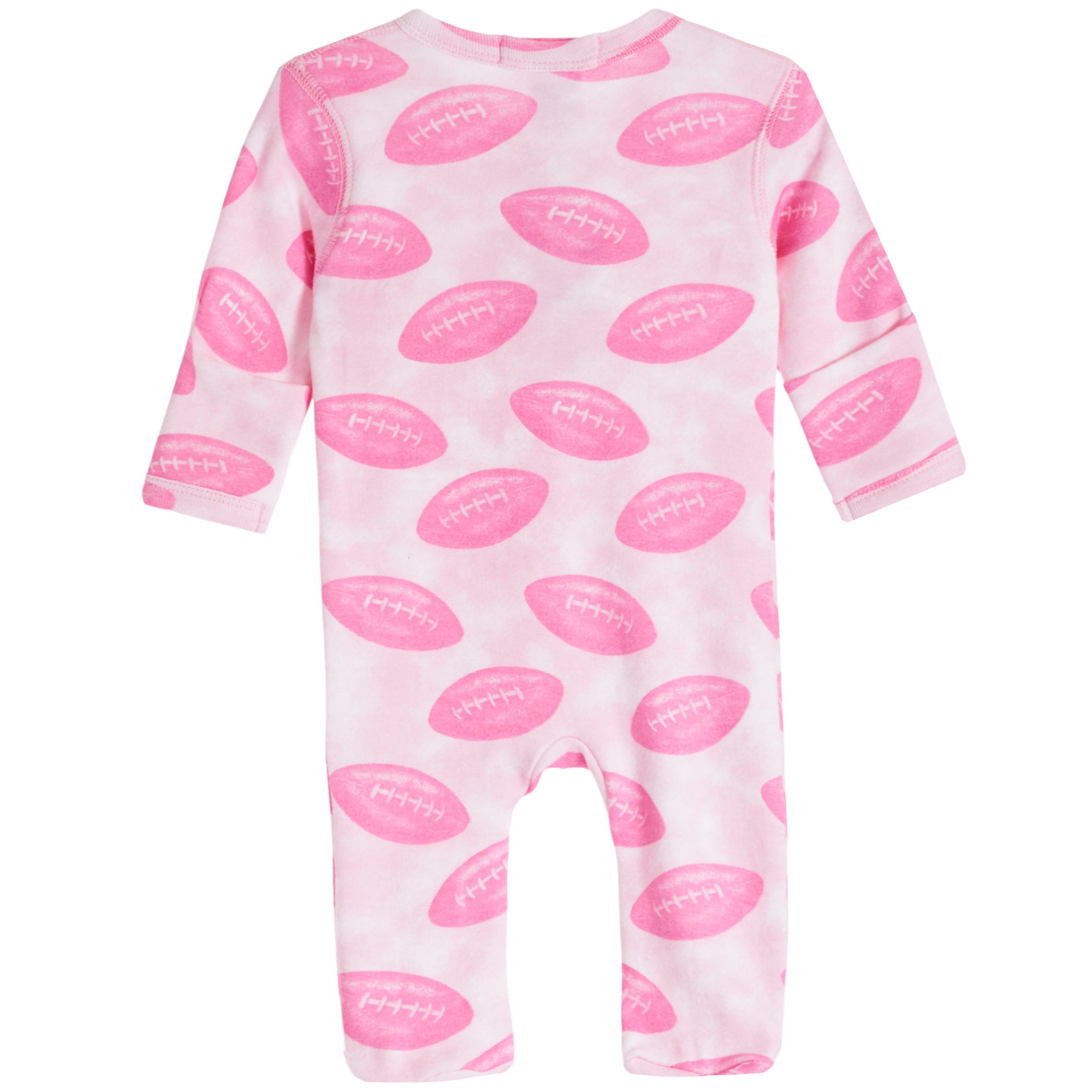 Pink Footballs Footie - Denny's
