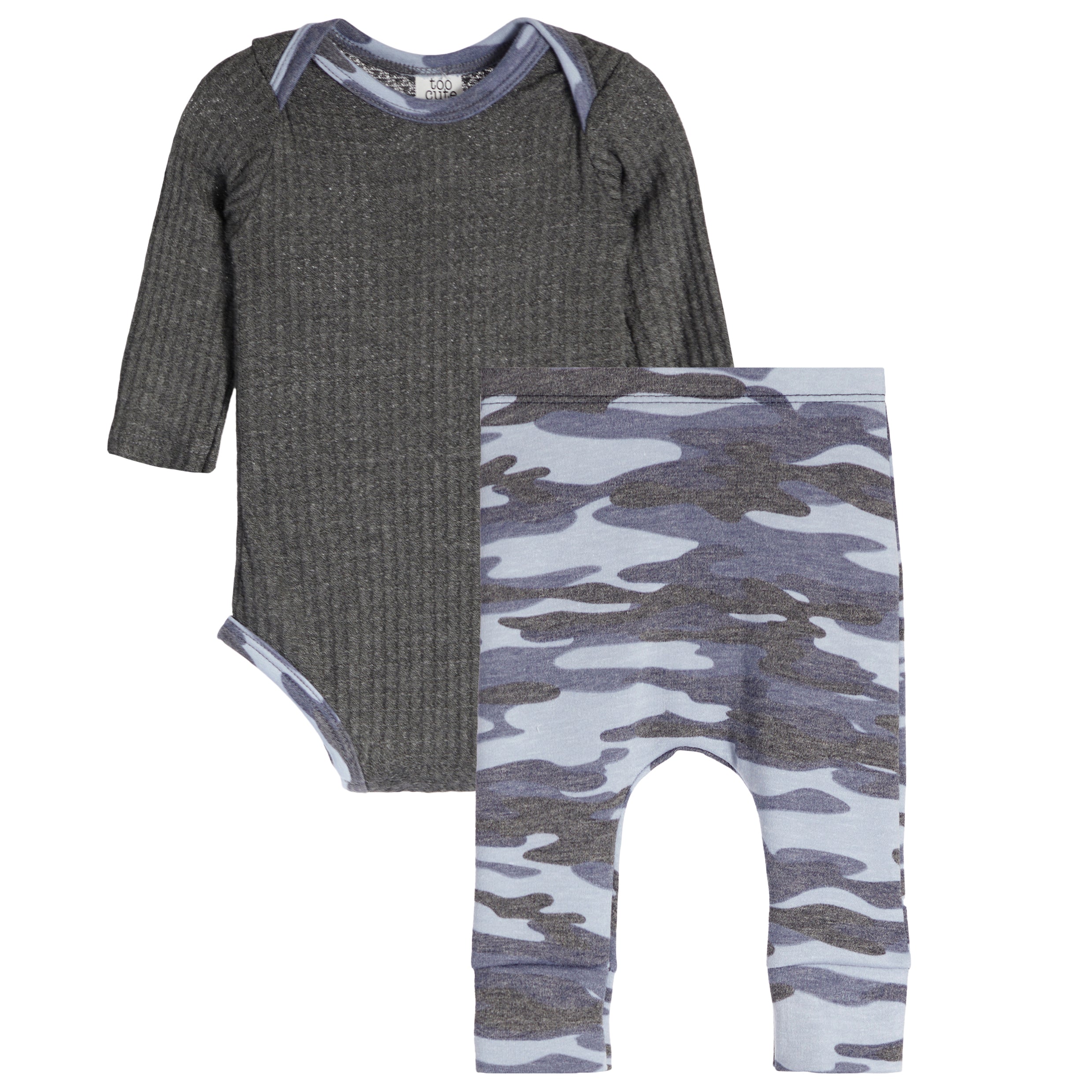 2pc Camo Baby Harem Pant Set - Denny's