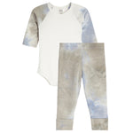 2pc Tie Dye French Terry Onesie Set - Denny's