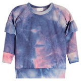 Drop Shoulder Ruffle Sweatshirt - Denny's