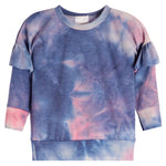 Drop Shoulder Ruffle Sweatshirt - Denny's