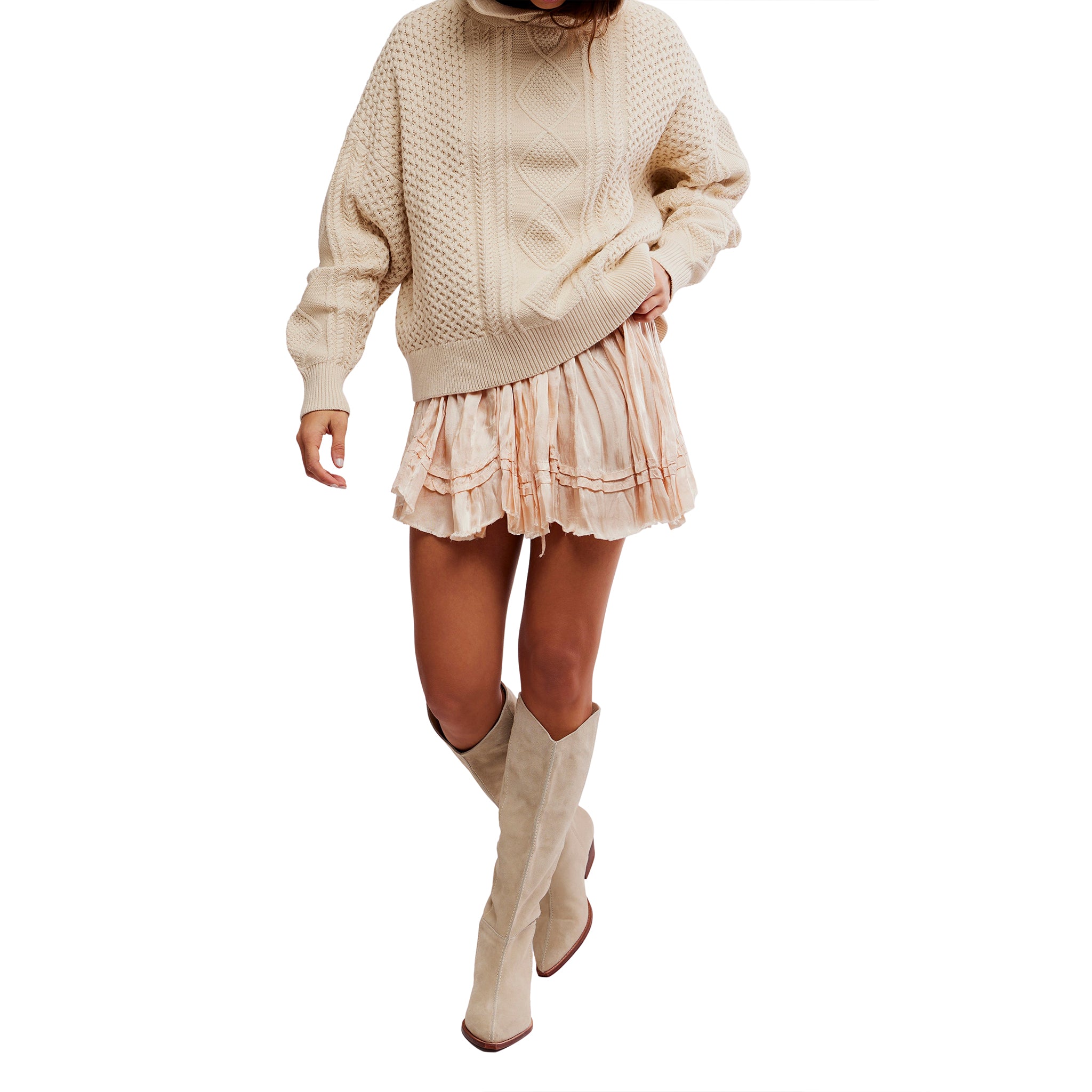 Third Charm Mini Skirt - Denny's