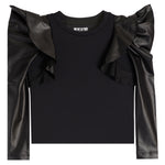 Long Sleece Flutter Sleeve - Denny's