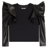Long Sleece Flutter Sleeve - Denny's