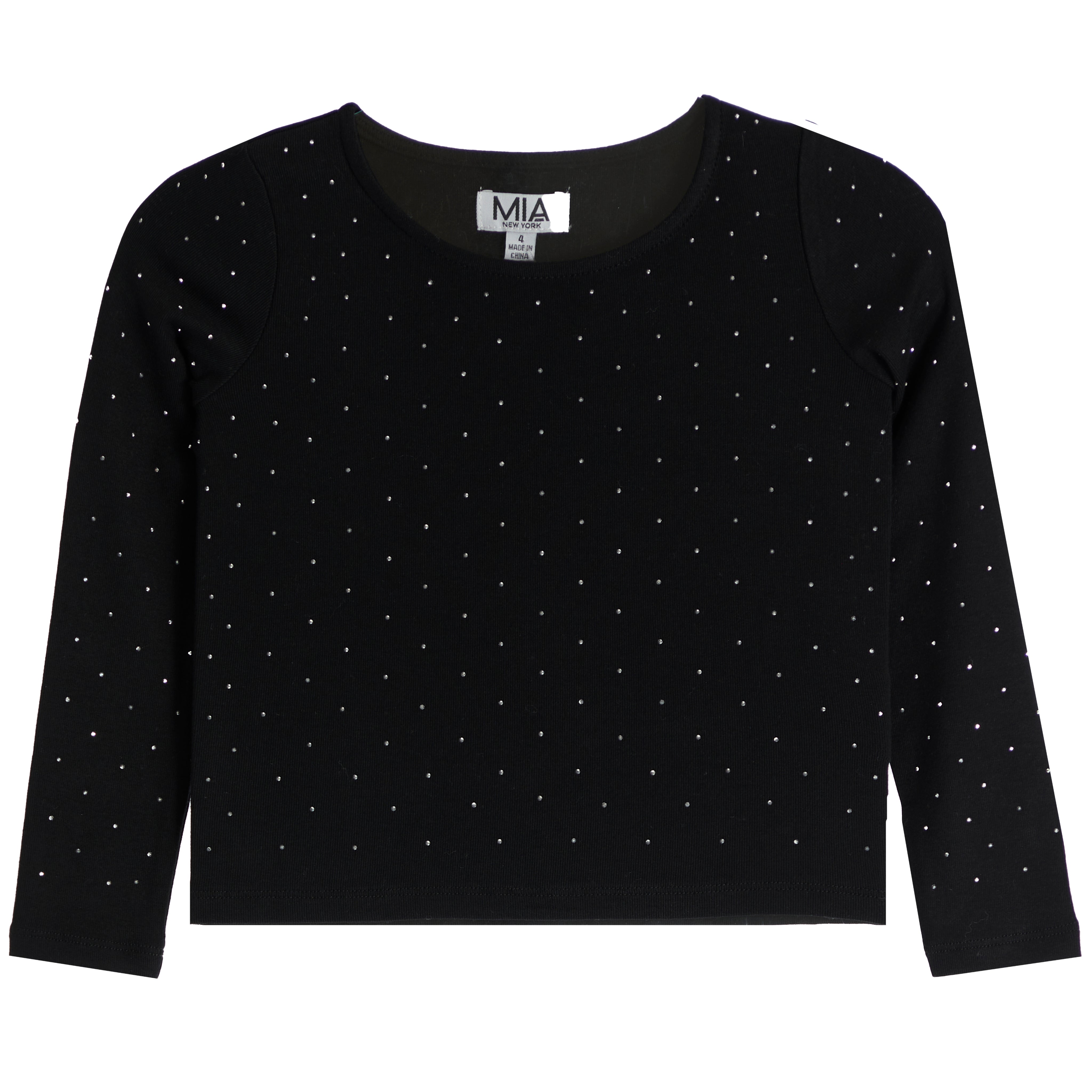 Long Sleeve Glam Top - Denny's