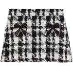 Tweed Skirt With Bows - Denny's