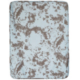 Blue & Grey Tie Dye Blanket - Denny's