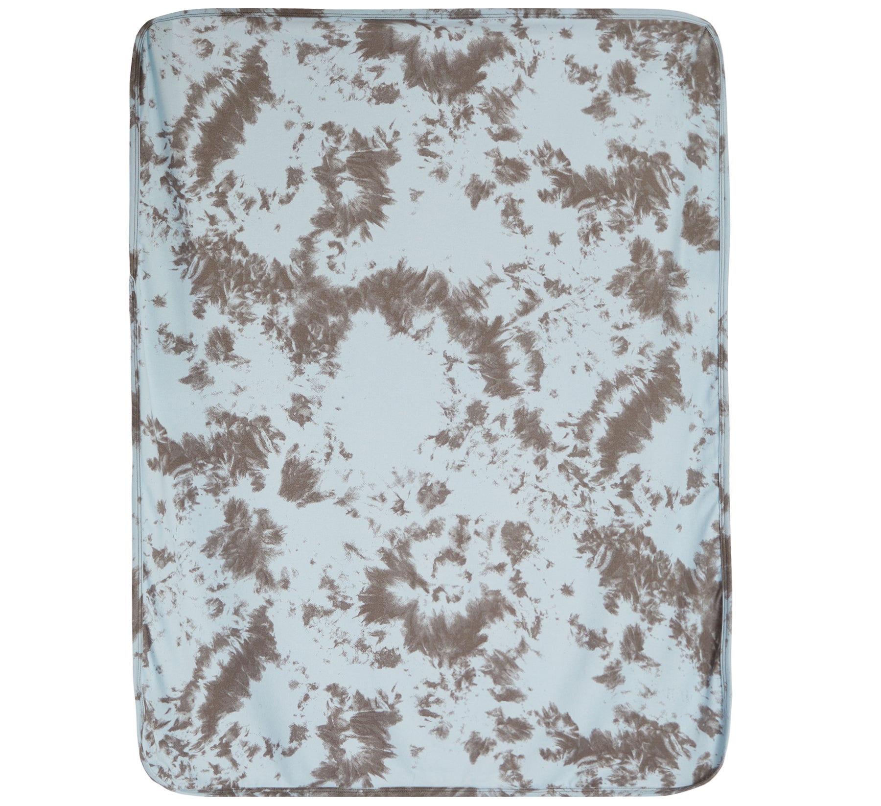 Blue & Grey Tie Dye Blanket - Denny's