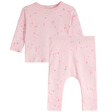 2pc Bright Pink Splatter Harem Set - Denny's