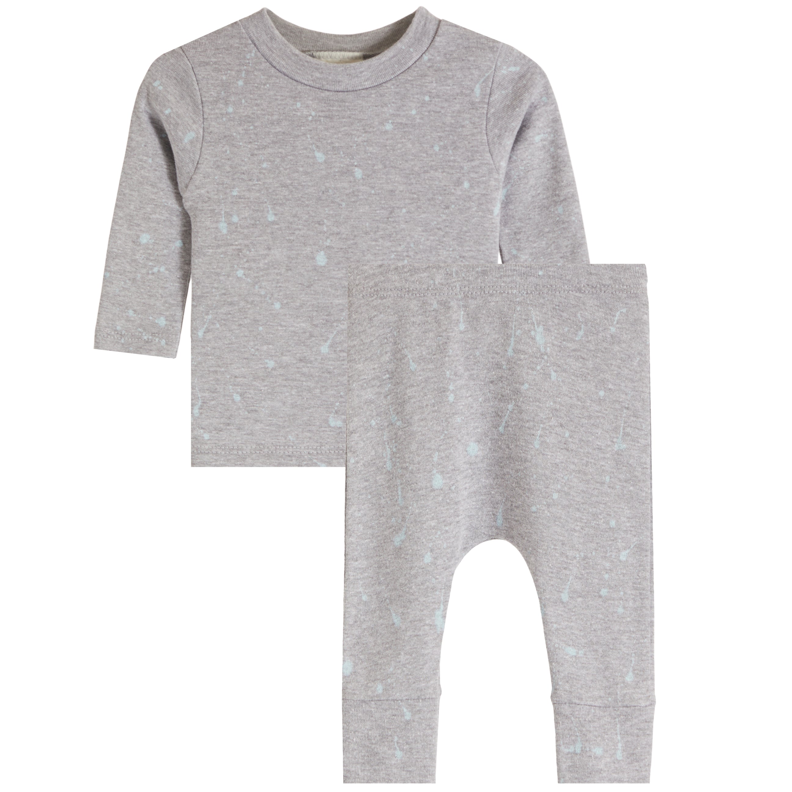 2pc Light Blue Splatter Harem Set - Denny's