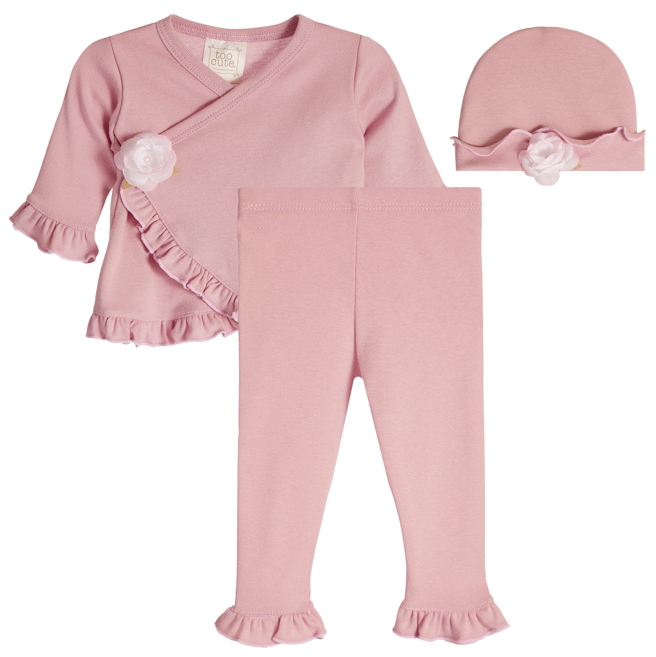 3pc Mauve Kimono Set - Denny's
