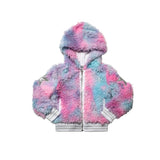 Tie Dye Shag Jacket