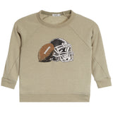 Football Helmet Crew Sweatshirt