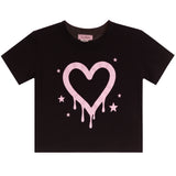 Drippy Heart Short Sleeve Tee