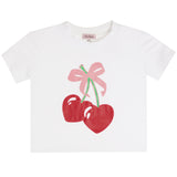 Cherry Bow Short Sleeve Tee