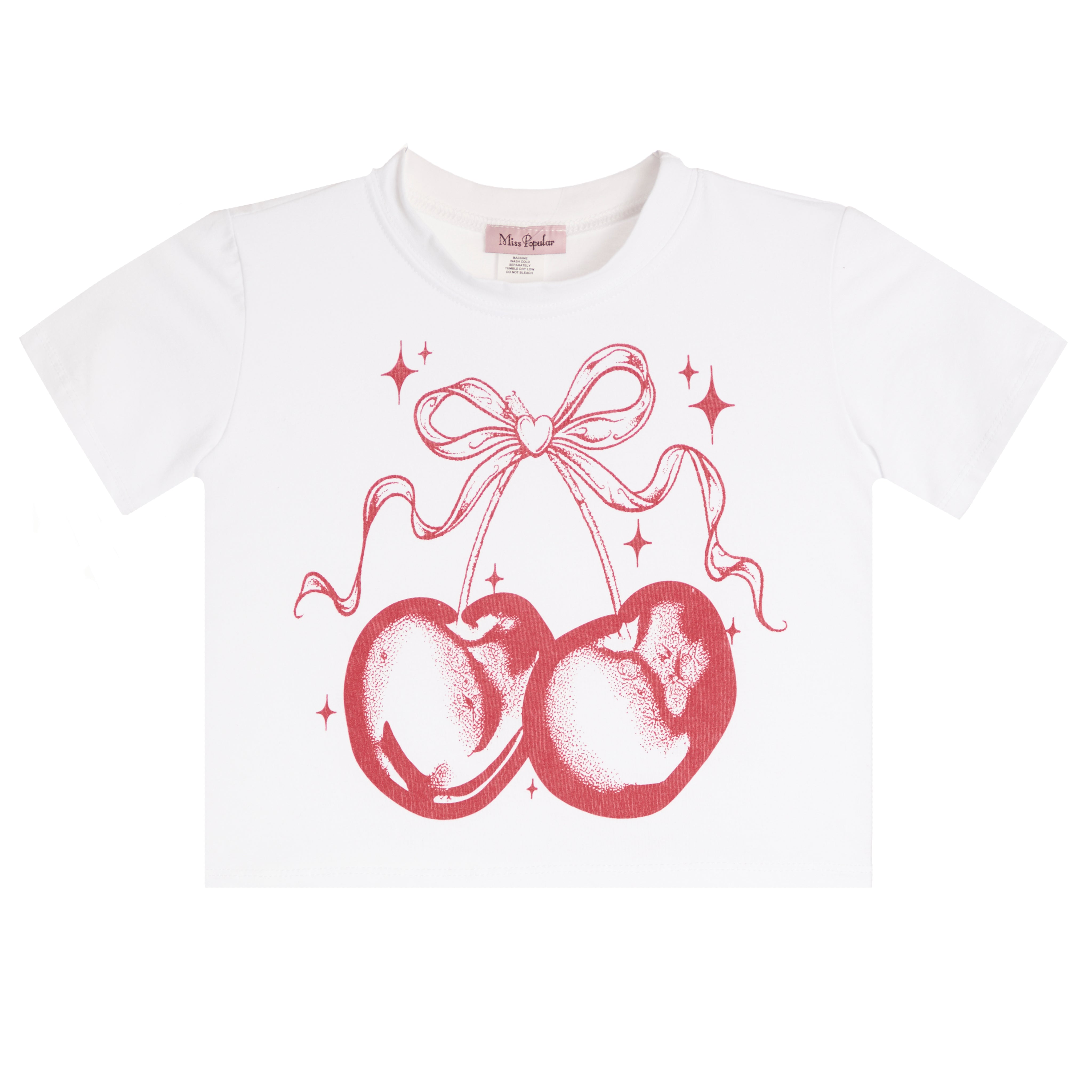 Cherry And Bows Tee - Denny's