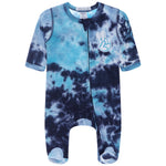 Peace Out Tie Dye Footie - Denny's