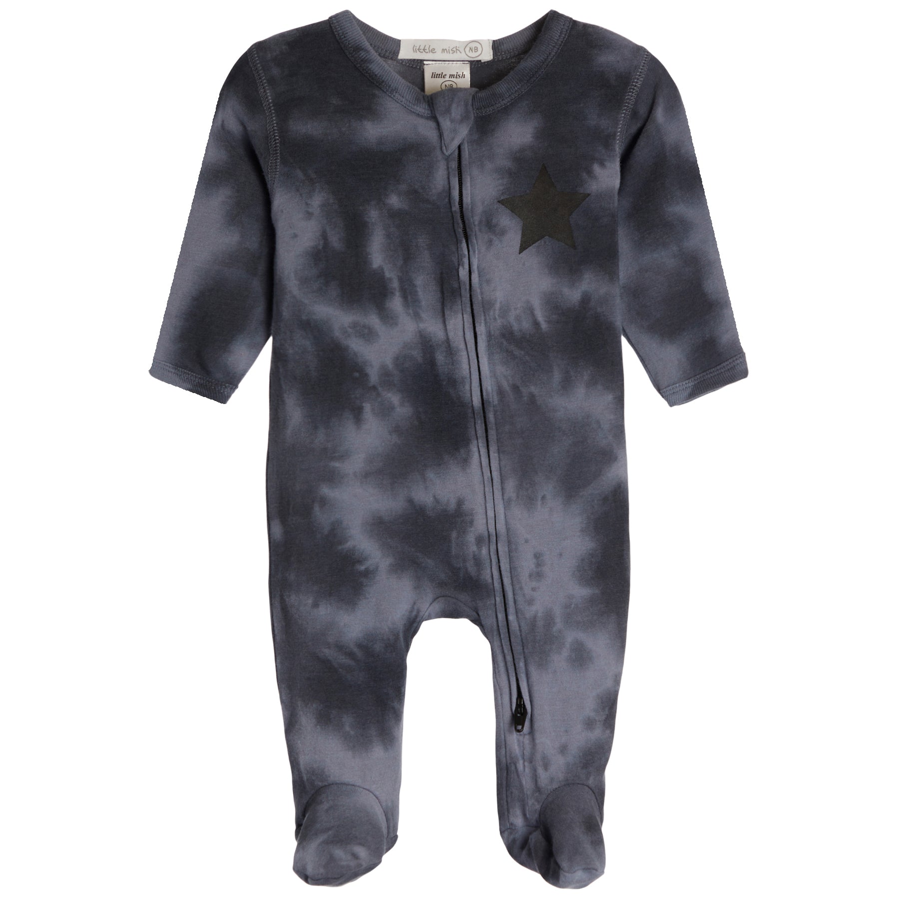 Tie Dye Star Footie - Denny's