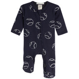 Navy Baseball Footie