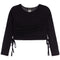Cinched Side Long Sleeve Top - Denny's