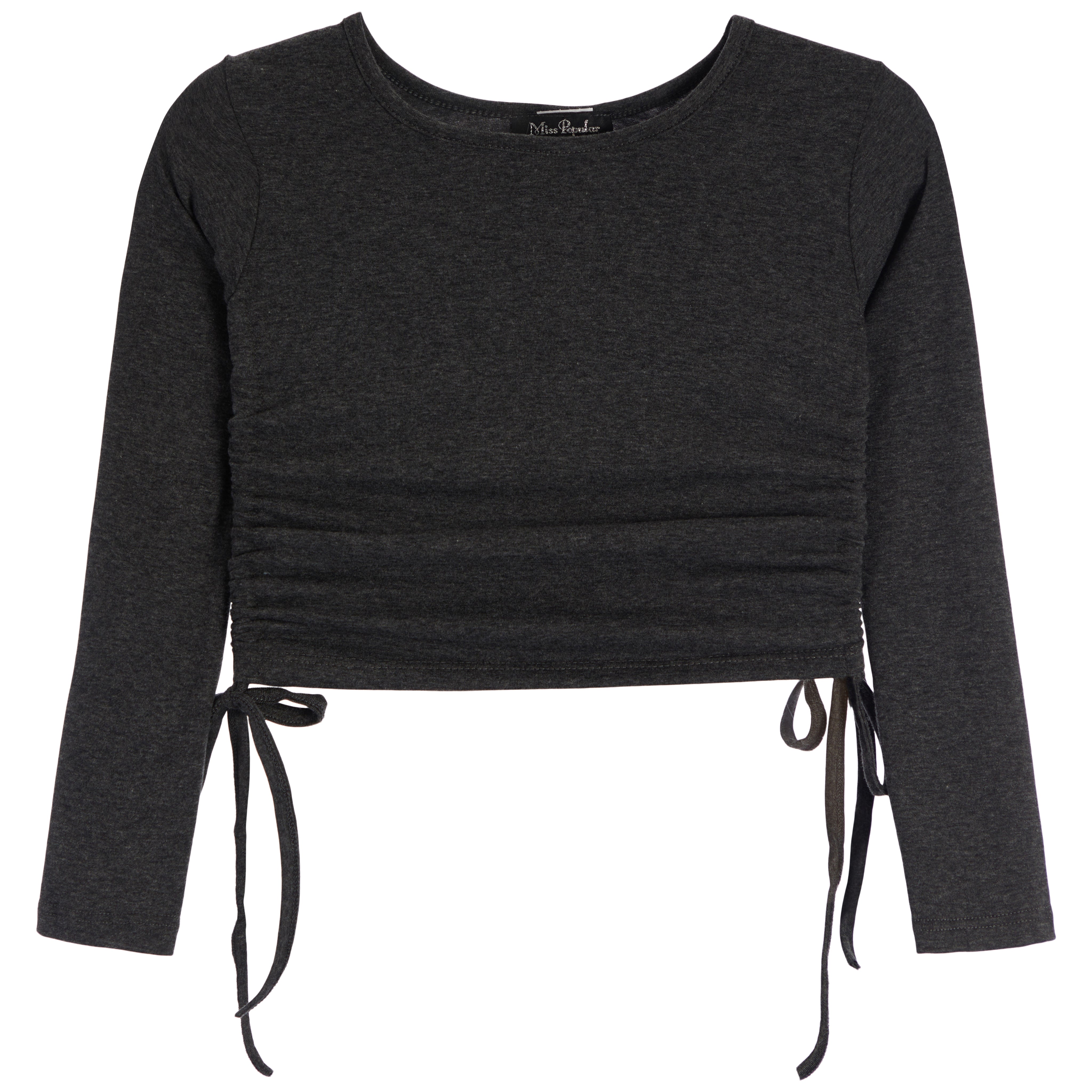 Cinched Side Long Sleeve Top - Denny's