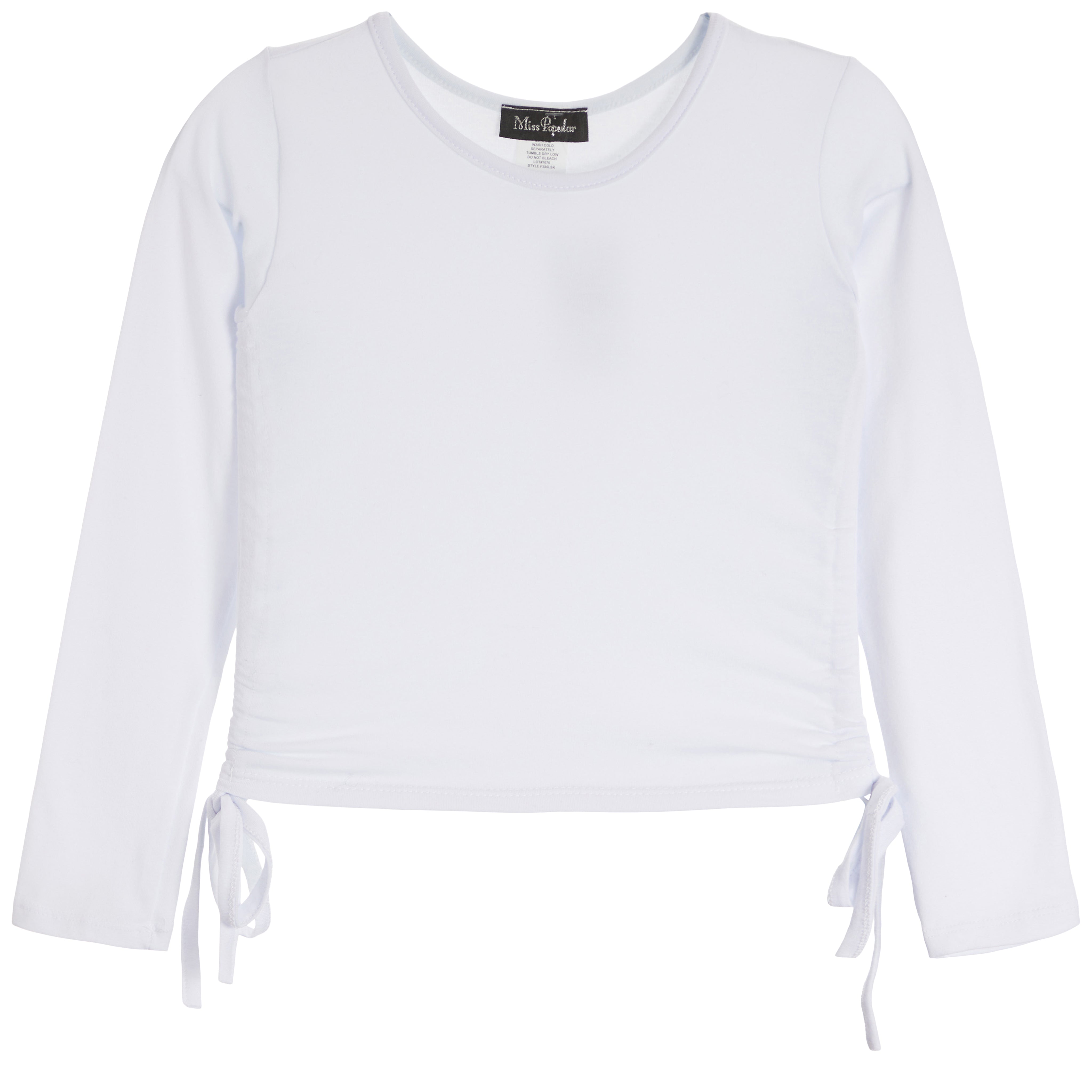Cinched Side Long Sleeve Top - Denny's