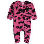 Heart Patch Tie Dye Footie - Denny's