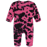 Heart Patch Tie Dye Footie - Denny's