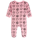 Smile Star Peace Footie - Denny's