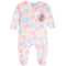 Tie Dye Flower Footie - Denny's