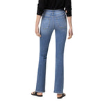 High Rise Distressed Mini Bootcut - Denny's