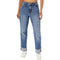 High Rise Stretch Cuff Straight Leg - Denny's