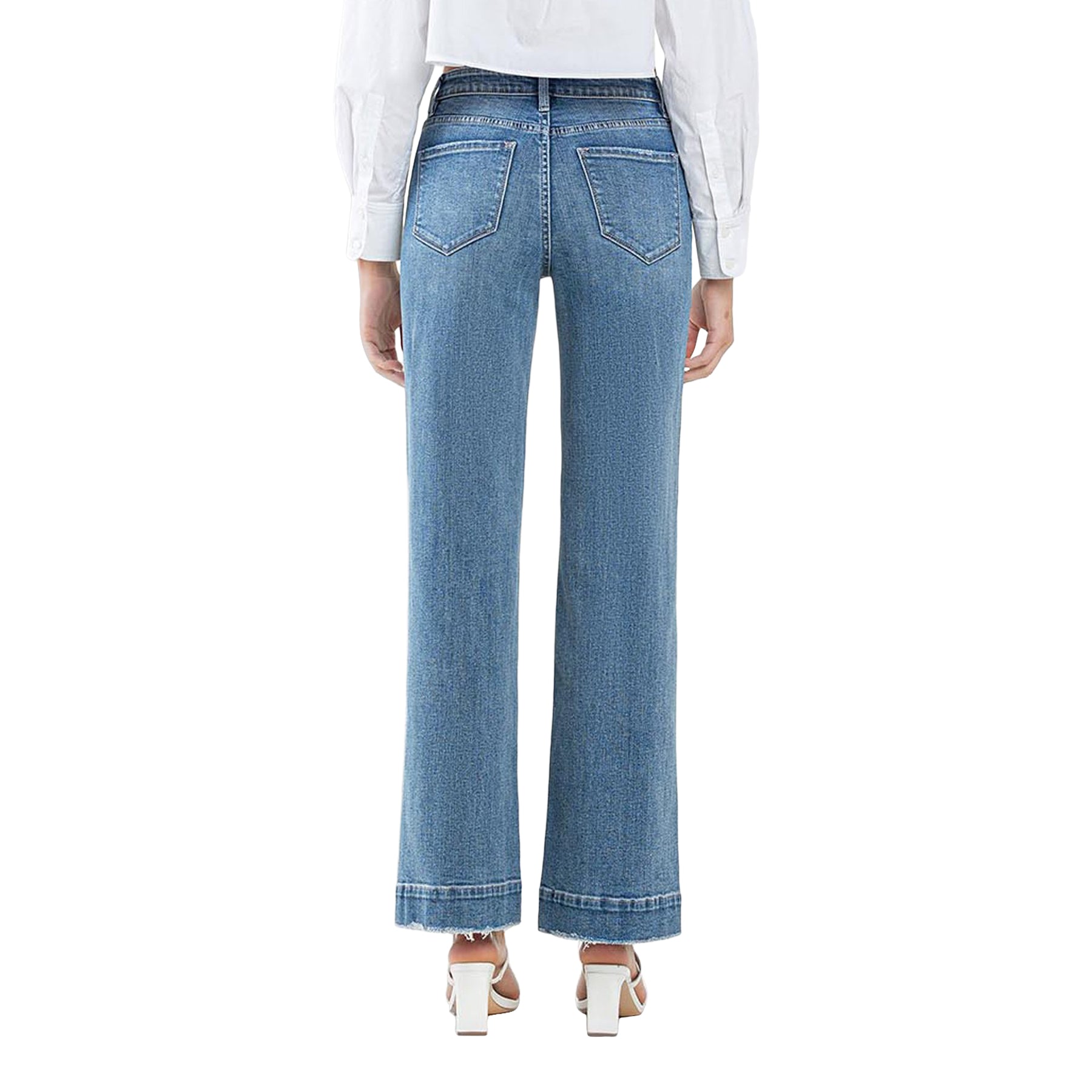 High Rise Wide Leg Jean - Denny's
