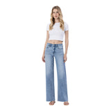 High Rise Wide Leg Jean