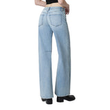 Low Rise Wide Barrel Jean