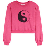 Ying Yang Puff Sleeve Sweatshirt - Denny's