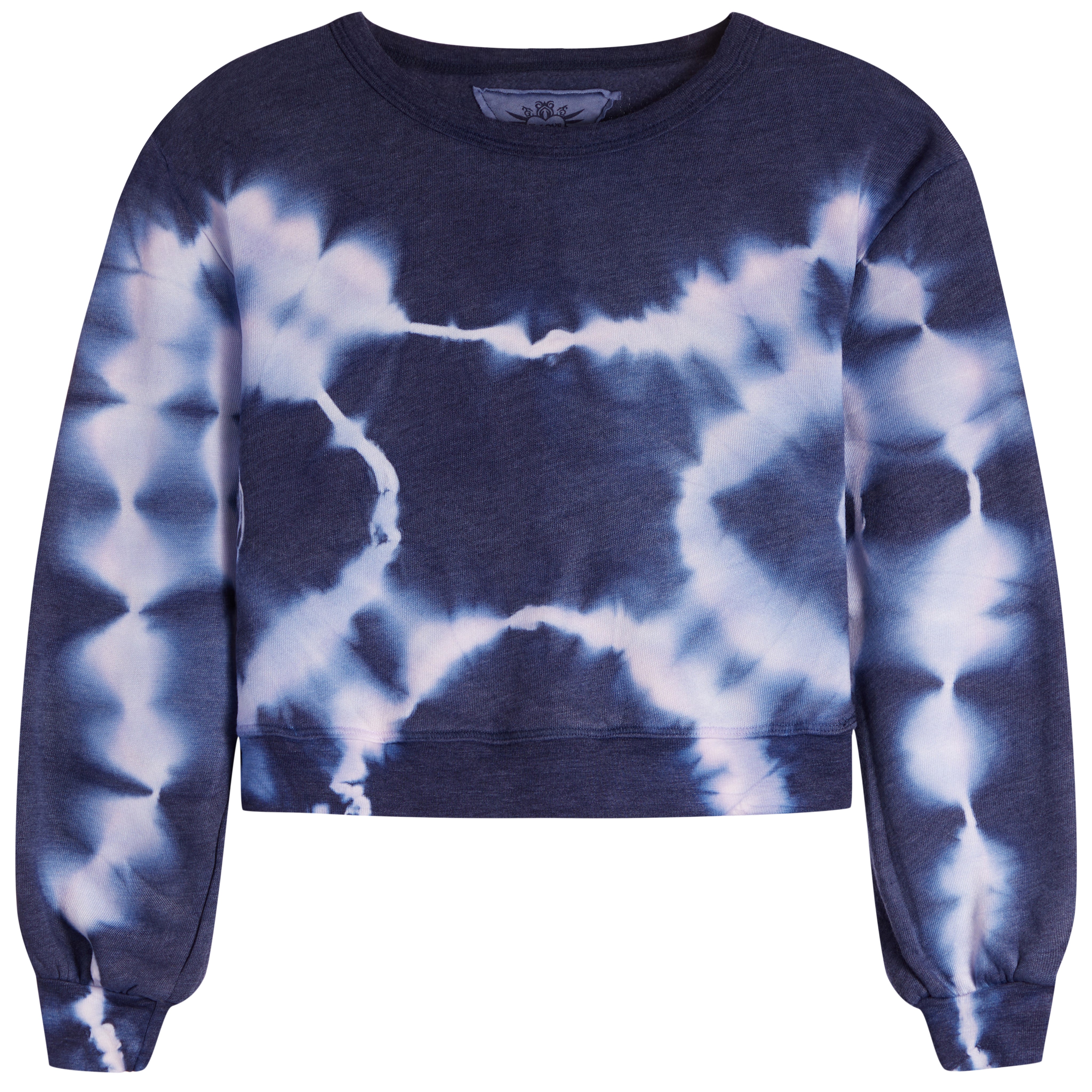 Tie Dye Puff Sleeve Sweatshirt - Denny's