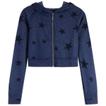 All Over Star Zip Hoodie - Denny's